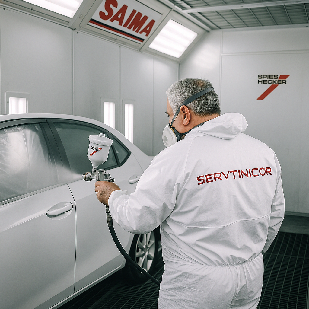 Vopsitor auto profesionist în cabina Saima Meccanica în Fălticeni