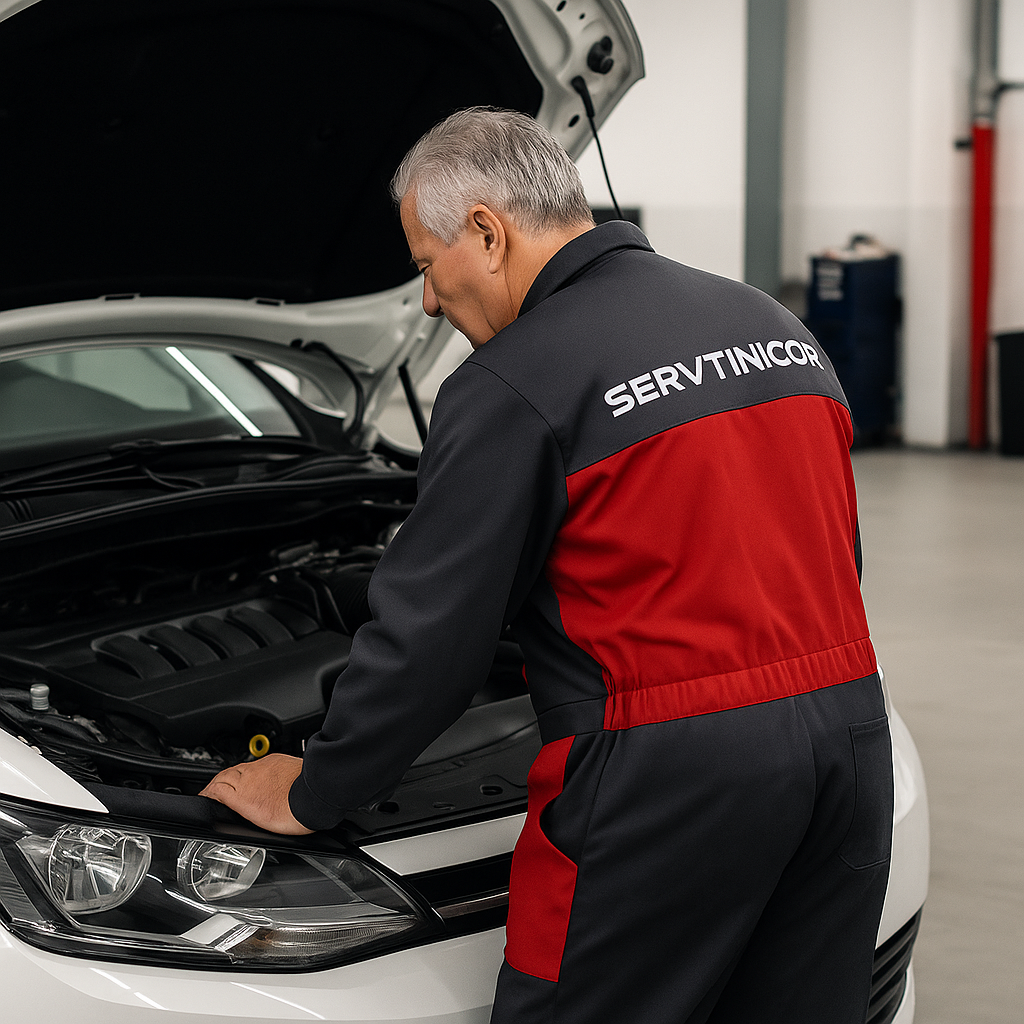 Mecanic auto Servtinicor în atelier Fălticeni